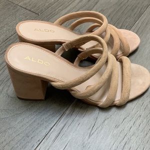 Aldo Suede Strap Mules